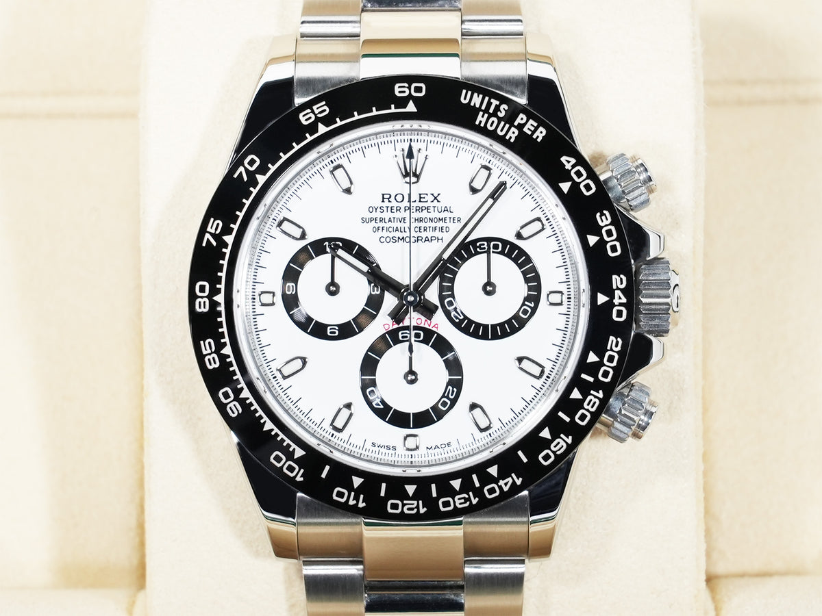 ロレックス デイトナ Ref.116500LN ステンレススチール ホワイト文字盤 中古 yscgym3e