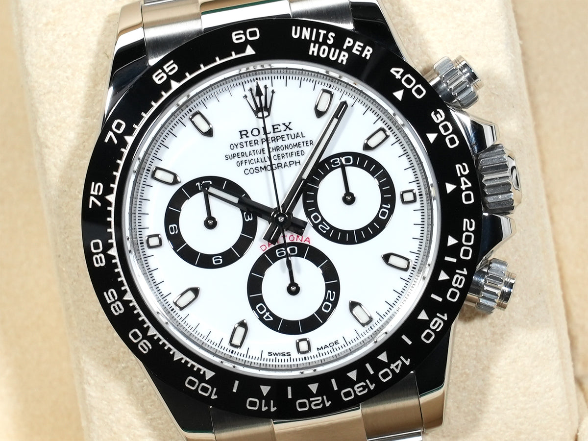 ロレックス デイトナ Ref.116500LN ステンレススチール ホワイト文字盤 美中古 5amexjvb