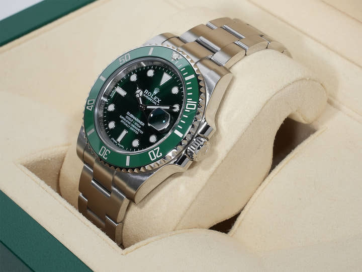 ロレックス サブマリーナー デイト Ref.116610LV ステンレススチール グリーン文字盤 美中古 8xs5uguo