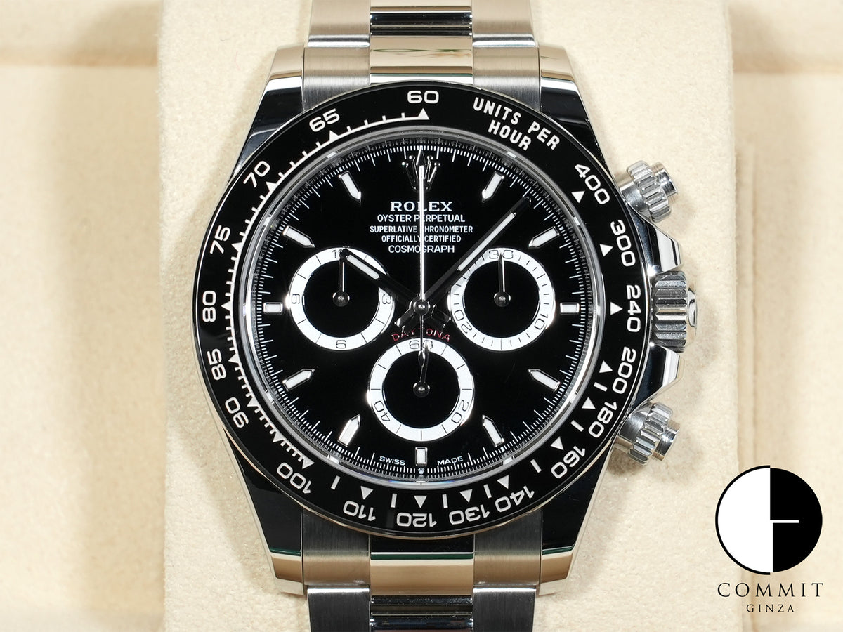 ロレックス デイトナ Ref.126500LN ステンレススチール ブラック文字盤 中古 22jsakie