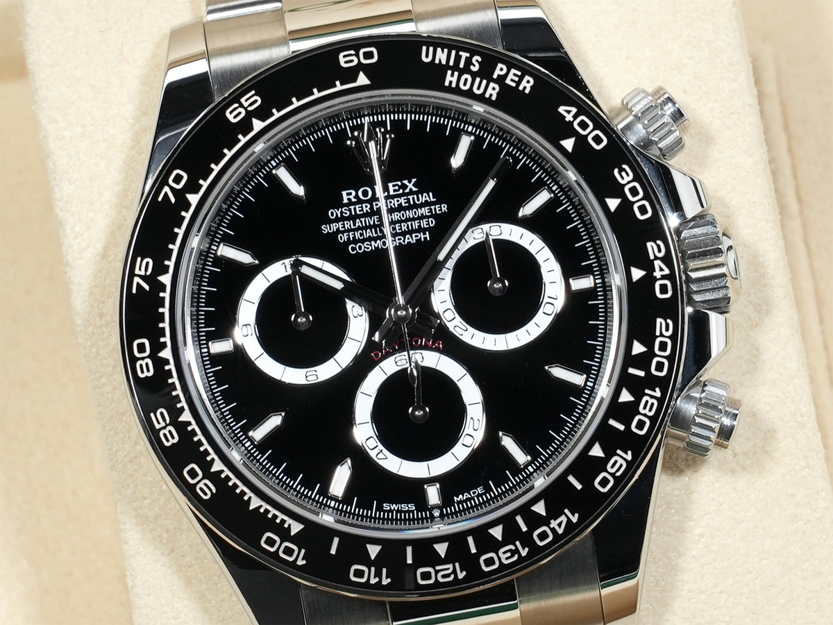 ロレックス デイトナ Ref.126500LN ステンレススチール ブラック文字盤 中古 22jsakie