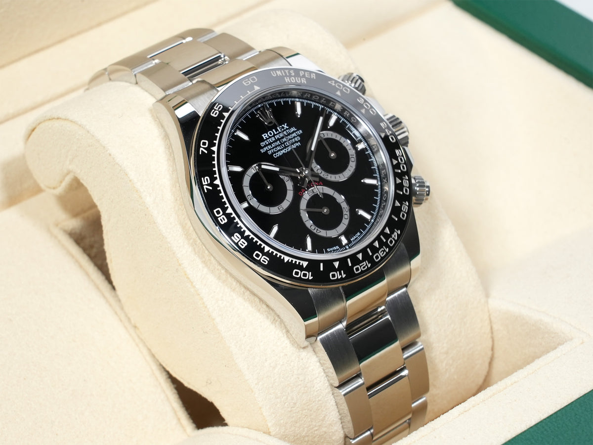 ロレックス デイトナ Ref.126500LN ステンレススチール ブラック文字盤 中古 22jsakie