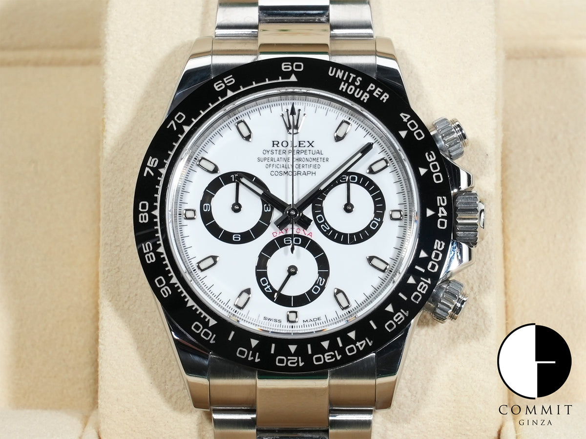 ロレックス デイトナ Ref.116500LN ステンレススチール ホワイト文字盤 中古 sgow8juz