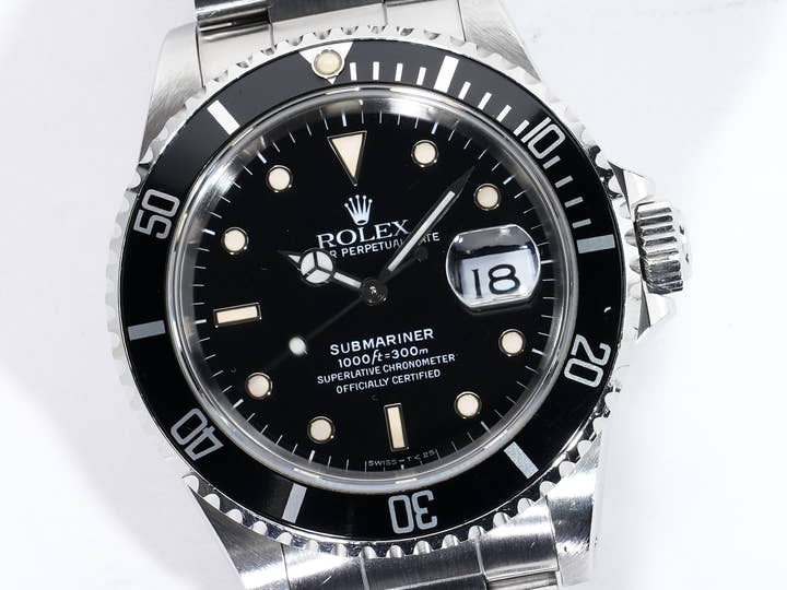 ロレックス サブマリーナー デイト Ref.16610 ステンレススチール ブラック文字盤 中古 86w7nfnp