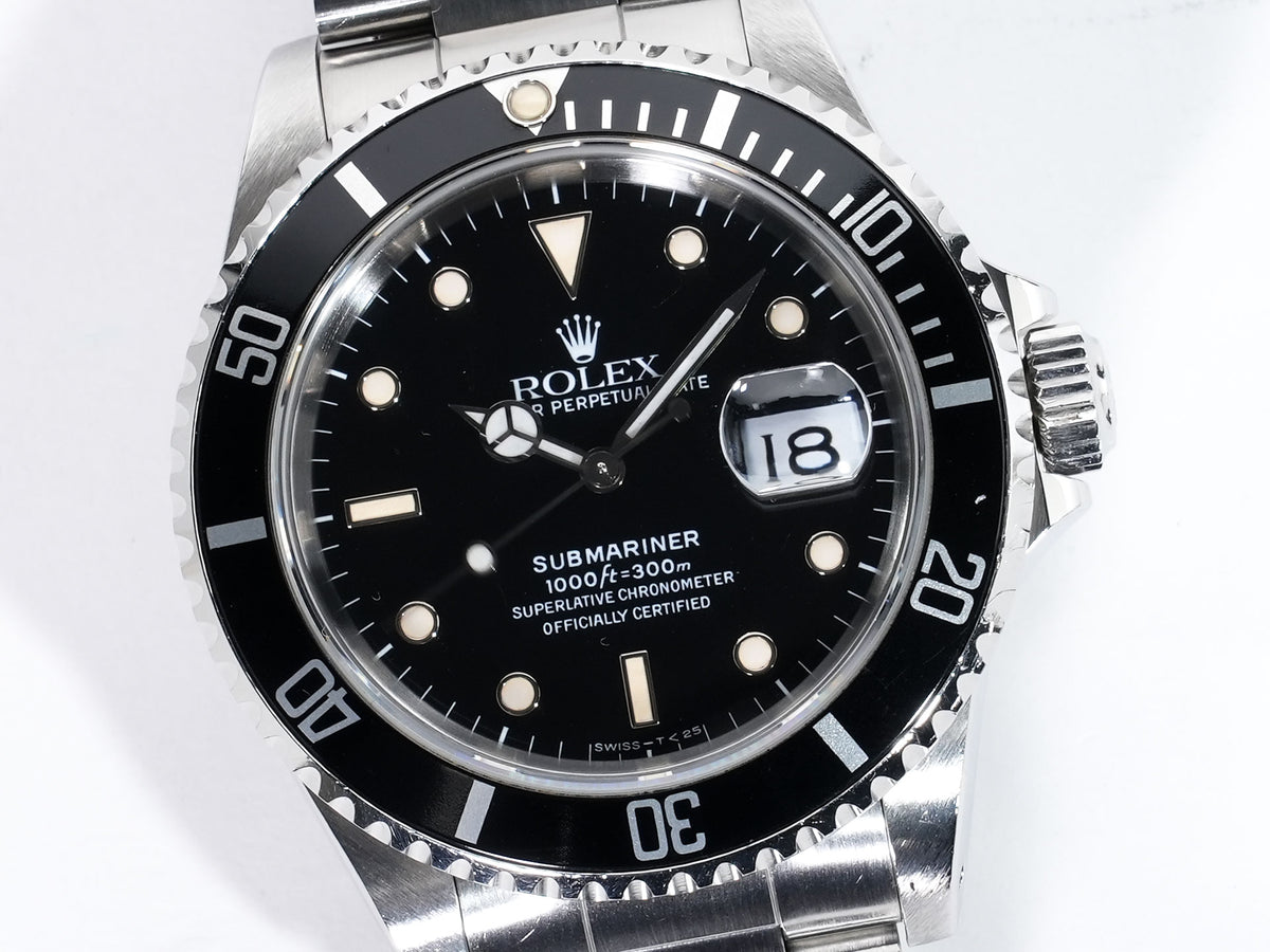 ロレックス サブマリーナー デイト Ref.16610 ステンレススチール ブラック文字盤 中古 86w7nfnp