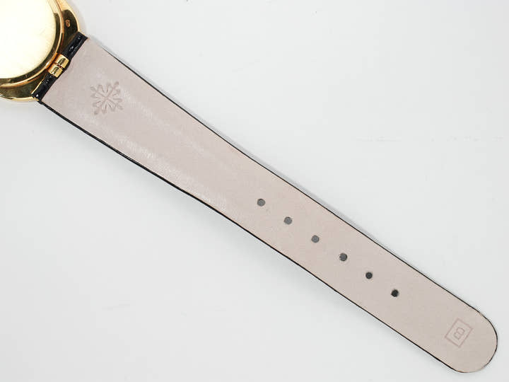 パテックフィリップ ゴールデンエリプス Ref.3848J イエローゴールド ブルー文字盤 中古 eey5vtfb