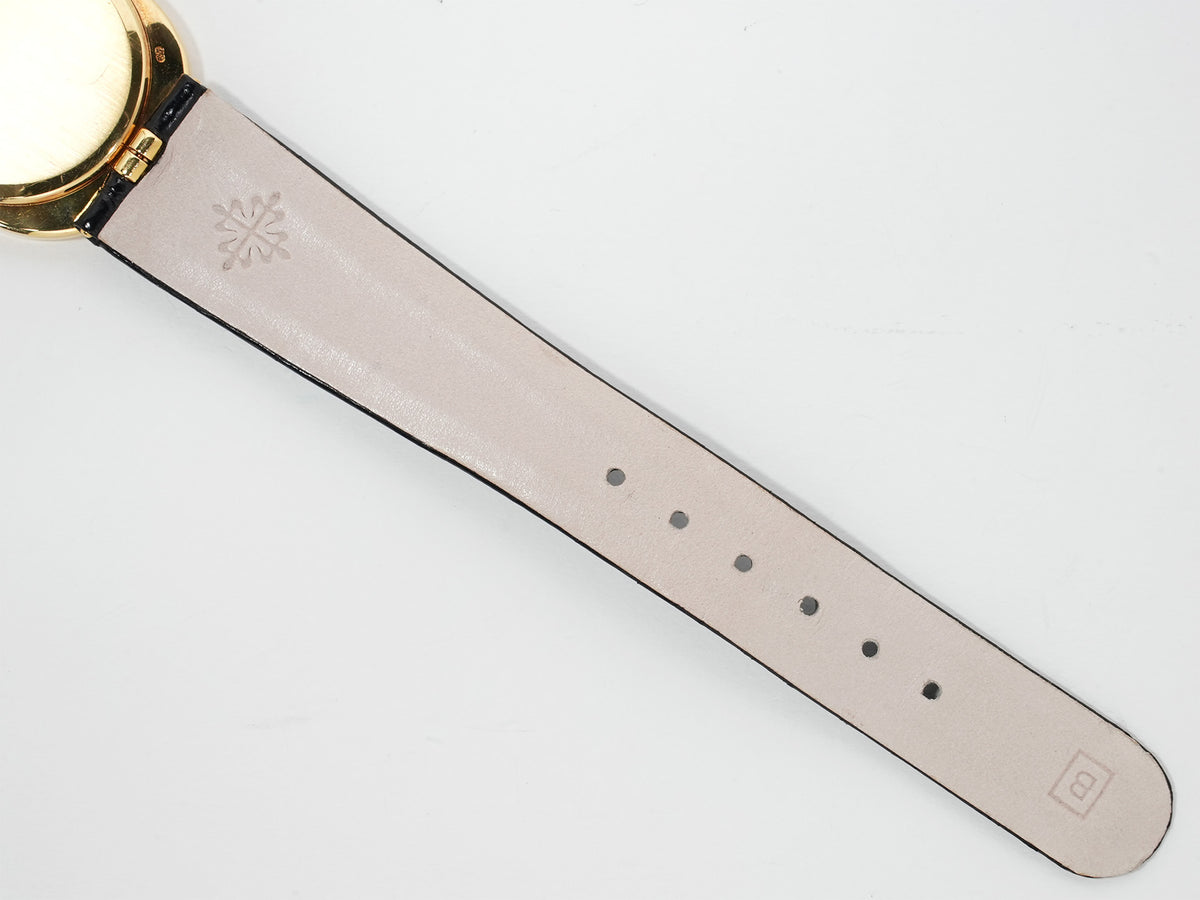 パテックフィリップ ゴールデンエリプス Ref.3848J イエローゴールド ブルー文字盤 中古 eey5vtfb