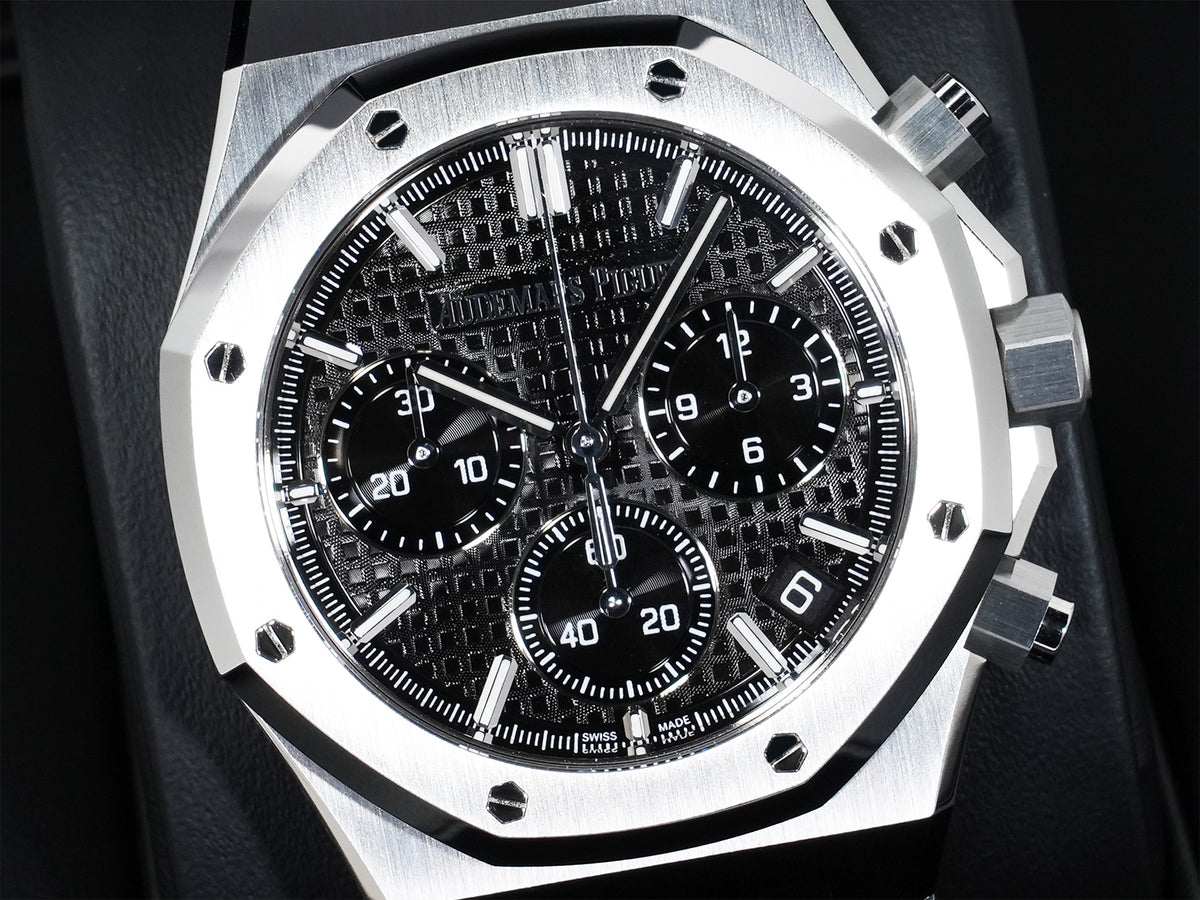 オーデマピゲ ロイヤルオーク クロノグラフ 50周年記念 Ref.26240ST.OO.1320ST.02 ステンレススチール ブラック文字盤 未使用 73dphxvd