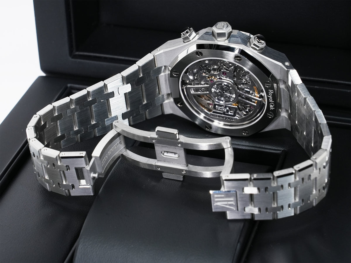 オーデマピゲ ロイヤルオーク クロノグラフ 50周年記念 Ref.26240ST.OO.1320ST.02 ステンレススチール ブラック文字盤 未使用 73dphxvd