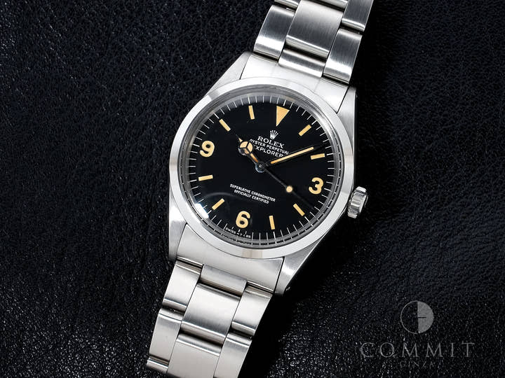 ロレックス エクスプローラーI Ref.1016 ステンレススチール ブラック文字盤 中古 qbabayrt