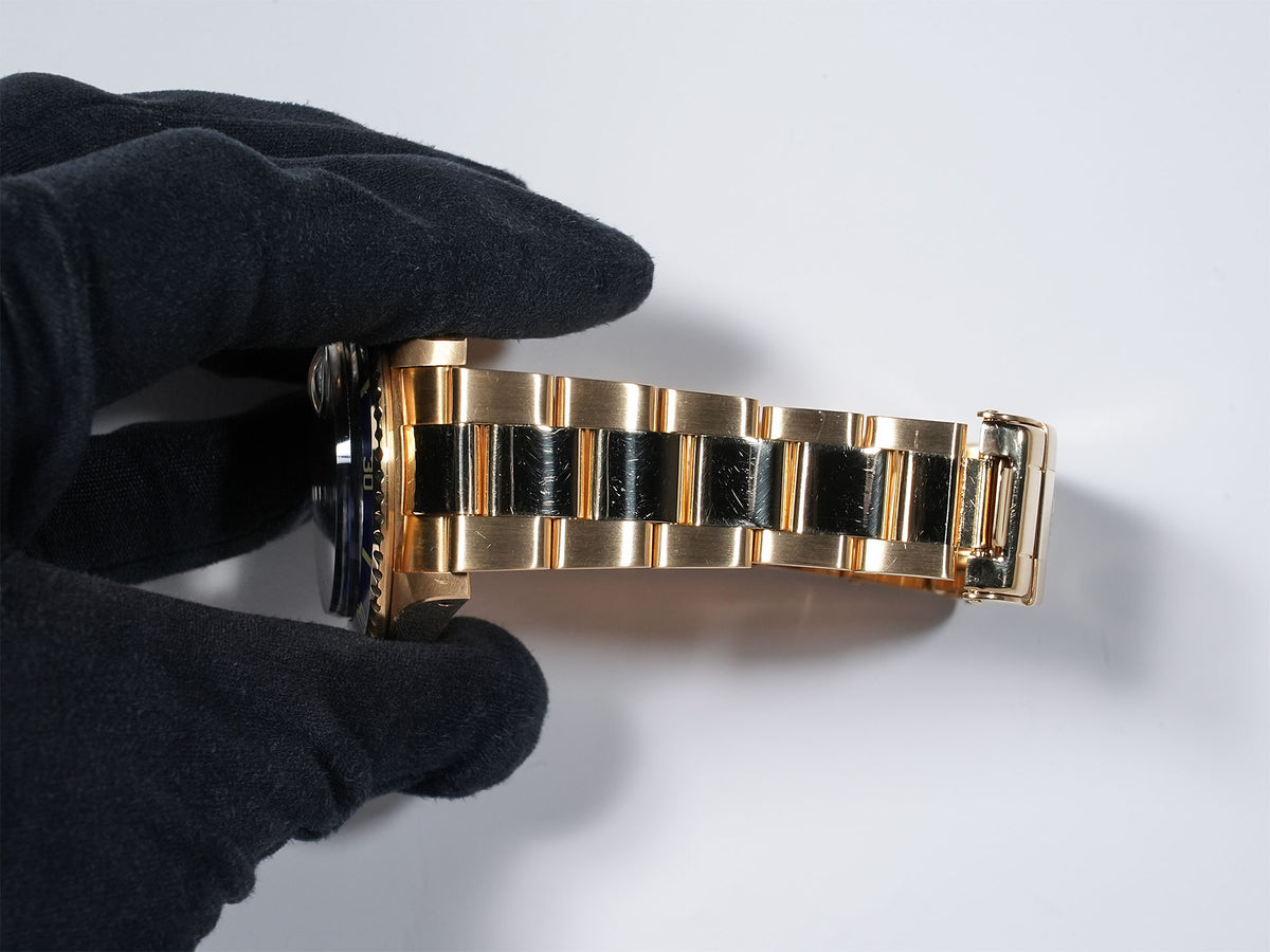 ロレックス サブマリーナー デイト Ref.1680/8 イエローゴールド ブルー文字盤 中古 esoad5tu