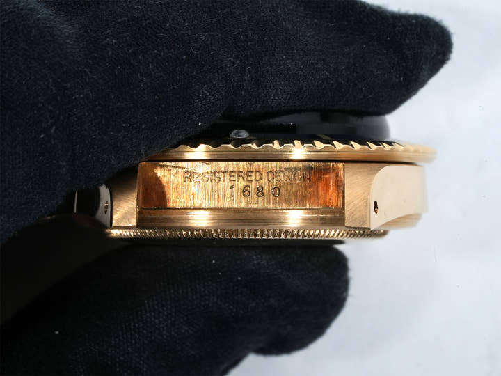ロレックス サブマリーナー デイト Ref.1680/8 イエローゴールド ブルー文字盤 中古 esoad5tu