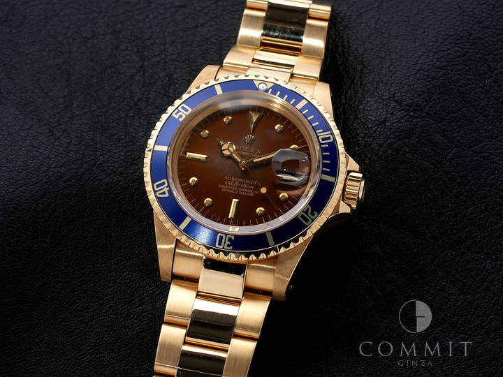 ロレックス サブマリーナー デイト Ref.1680/8 イエローゴールド ブルー文字盤 中古 esoad5tu