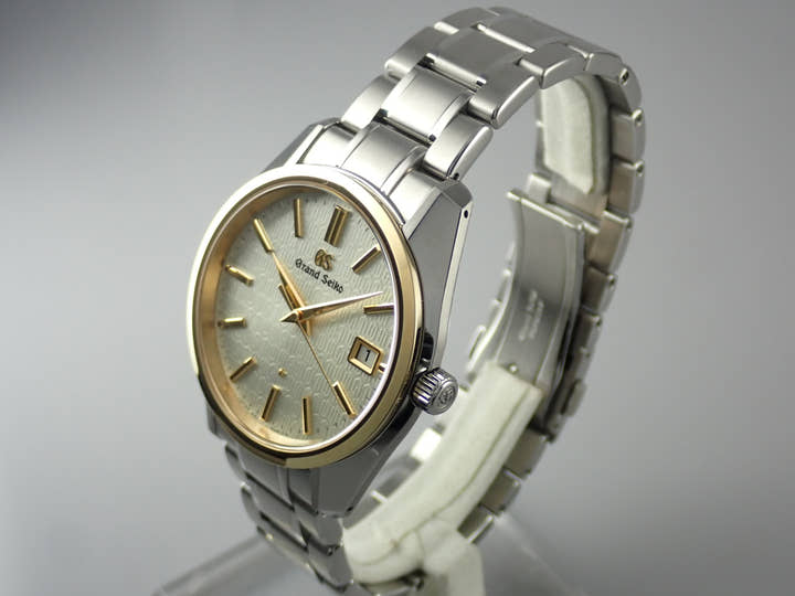 グランドセイコー 9Fクォーツ Ref.SBGV238 シャンパン文字盤 中古 9f-quartz