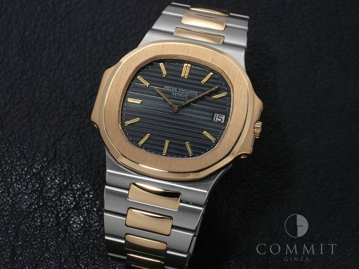 パテックフィリップ ノーチラス Ref.3700/11JA ステンレススチール/イエローゴールド ブルー文字盤 中古 4cbnc2cc