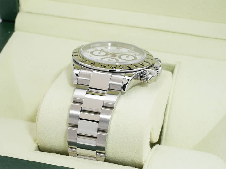 Rolex Daytona Ref. 116520 Stainless Steel White Dial Excellent Condition ewyqvgxj