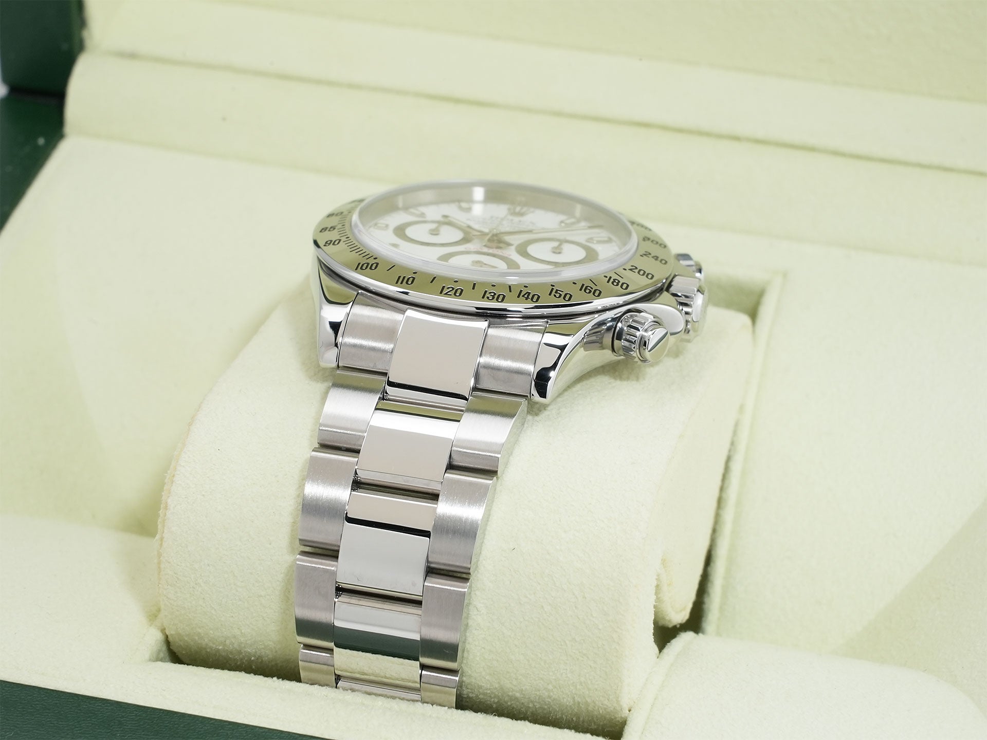 Rolex Daytona Ref. 116520 Stainless Steel White Dial Excellent Condition ewyqvgxj