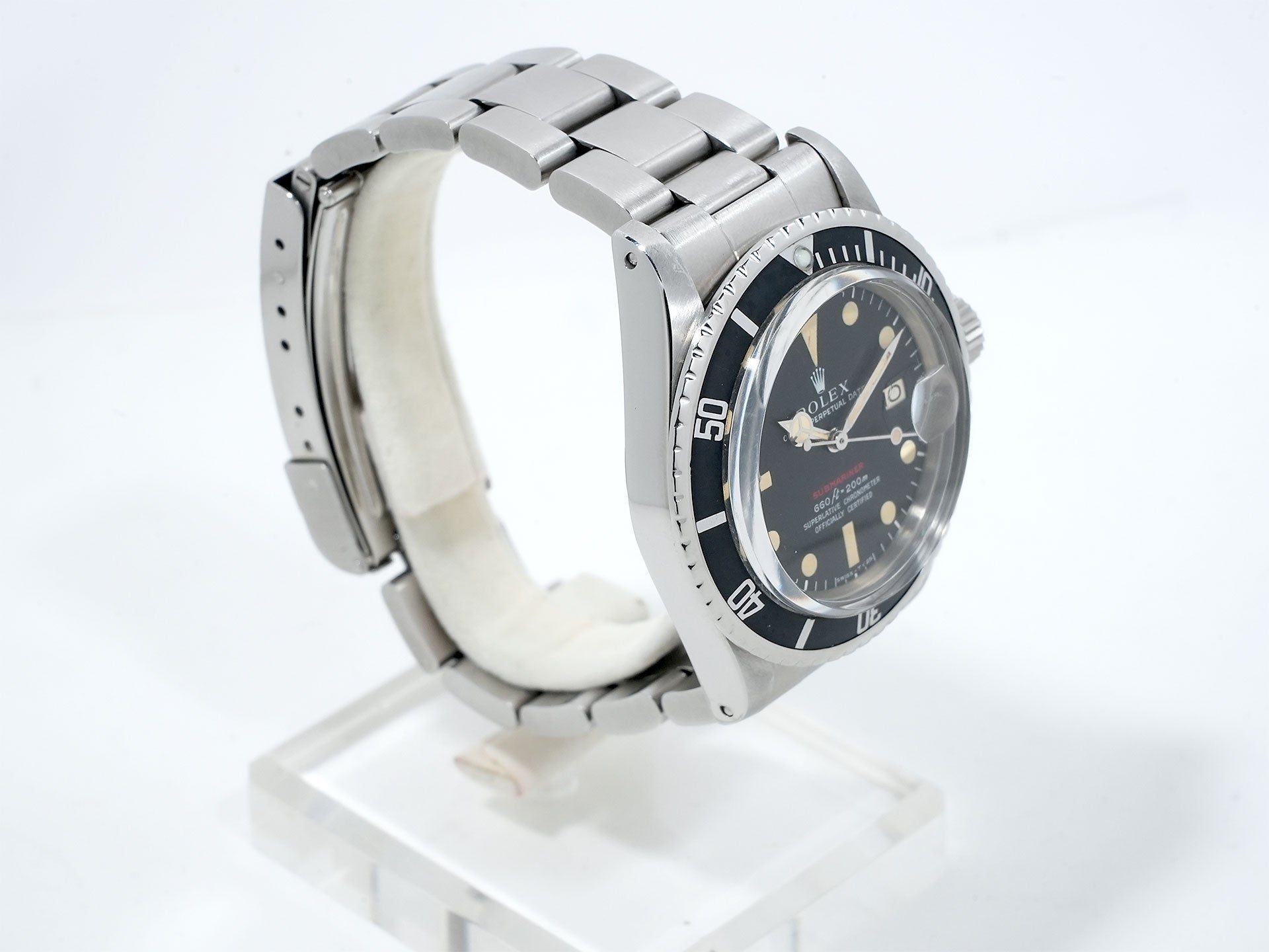 Rolex Submariner Date Ref. 1680 Stainless Steel Black Dial Pre-owned mjh4r975