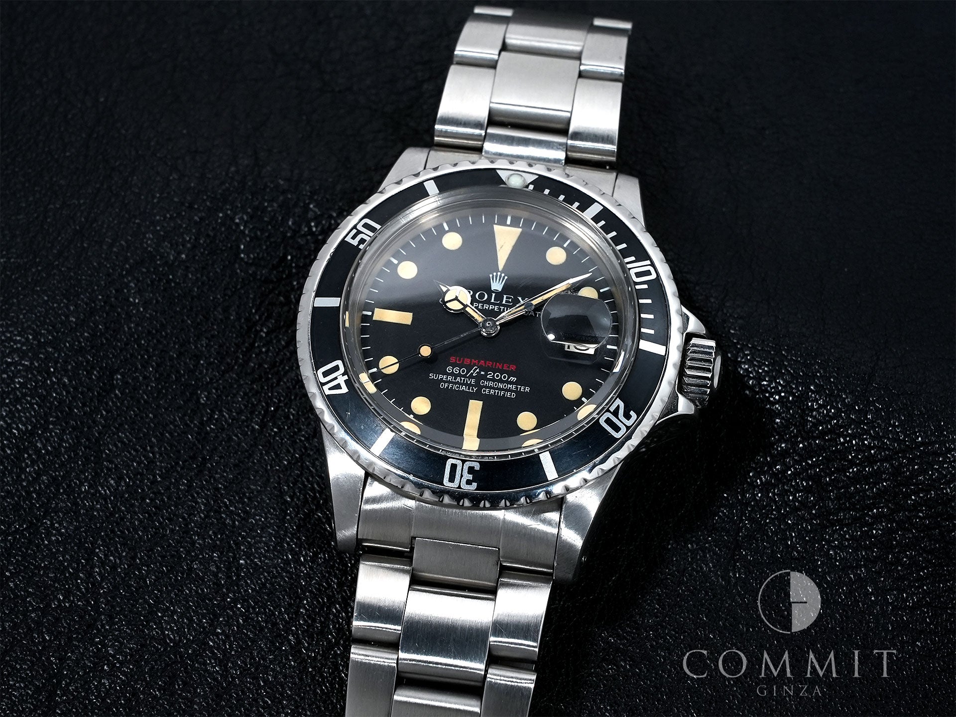 Rolex Submariner Date Ref. 1680 Stainless Steel Black Dial Pre-owned mjh4r975