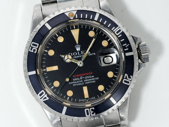 Pre-owned Rolex Submariner Date Ref. 1680 Stainless Steel Black Dial dwvu8hxk