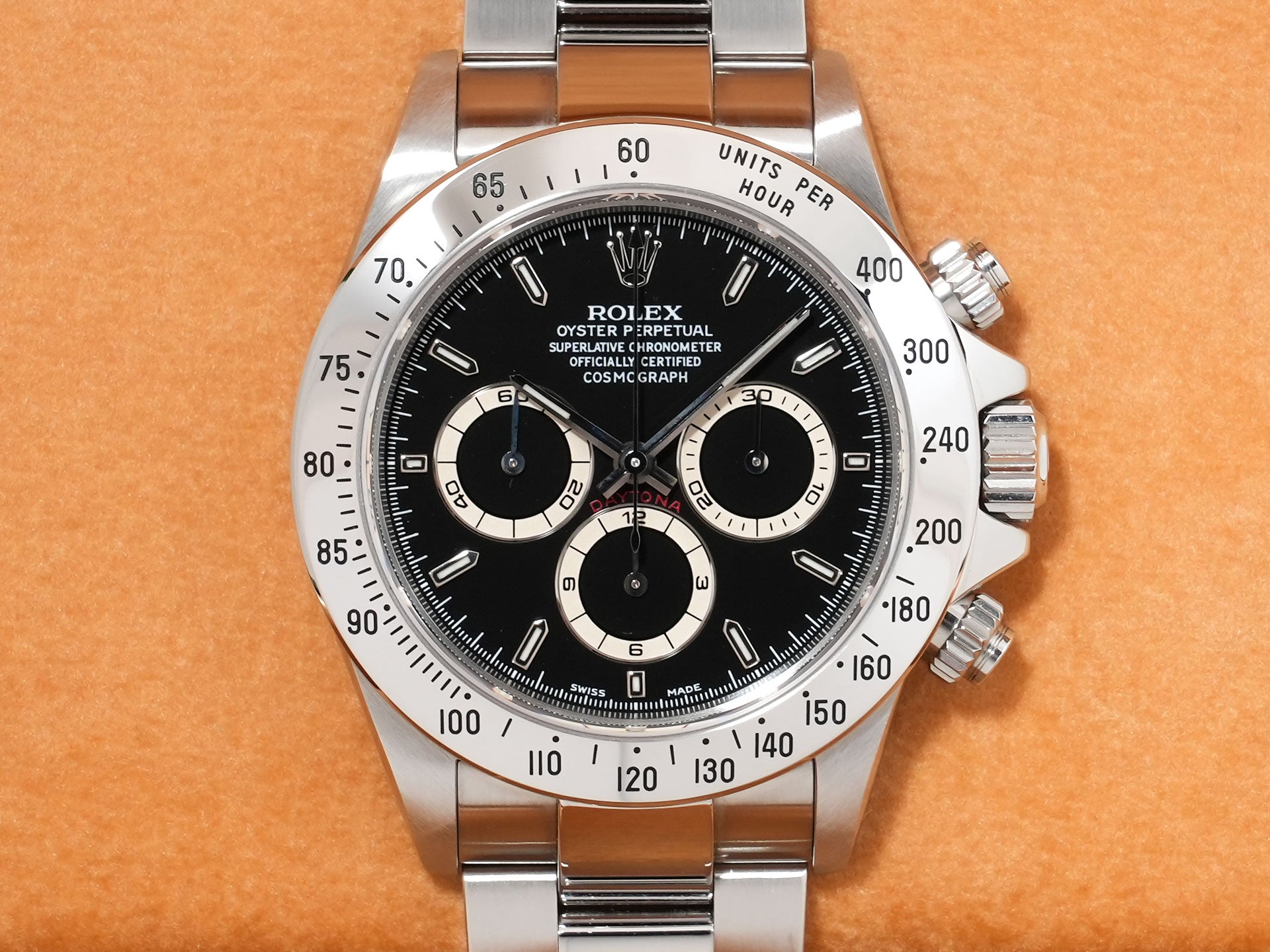 ロレックス デイトナ エルプリメロ Ref.16520 ステンレススチール ブラック文字盤 未使用 6qa7tgj9