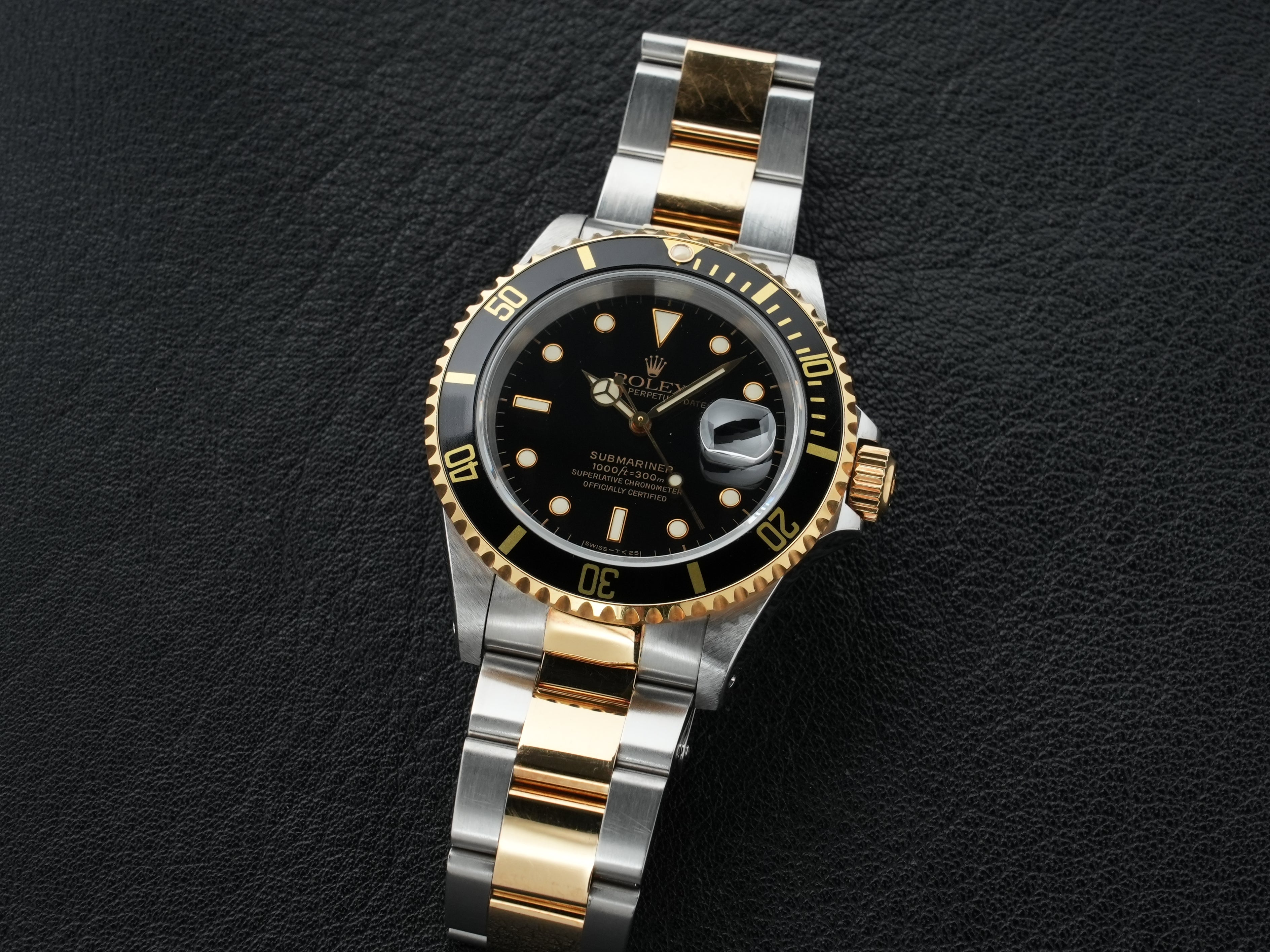 ロレックス サブマリーナー デイト Ref.16613LN ステンレススチール/イエローゴールド ブラック文字盤 中古 8jw9gofw