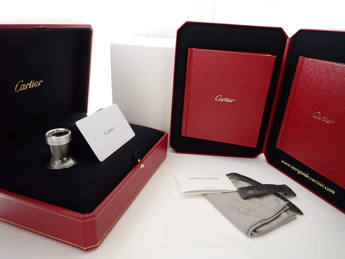 カルティエ サントス デュモン スケルトン Ref.WHSA0032 スケルトン文字盤 美品 L07613JF