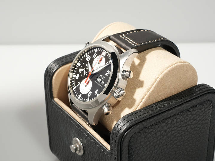 IWC パイロットウォッチ クロノグラフ Ref.IW371813 SS ブラック文字盤 未使用 6C483746