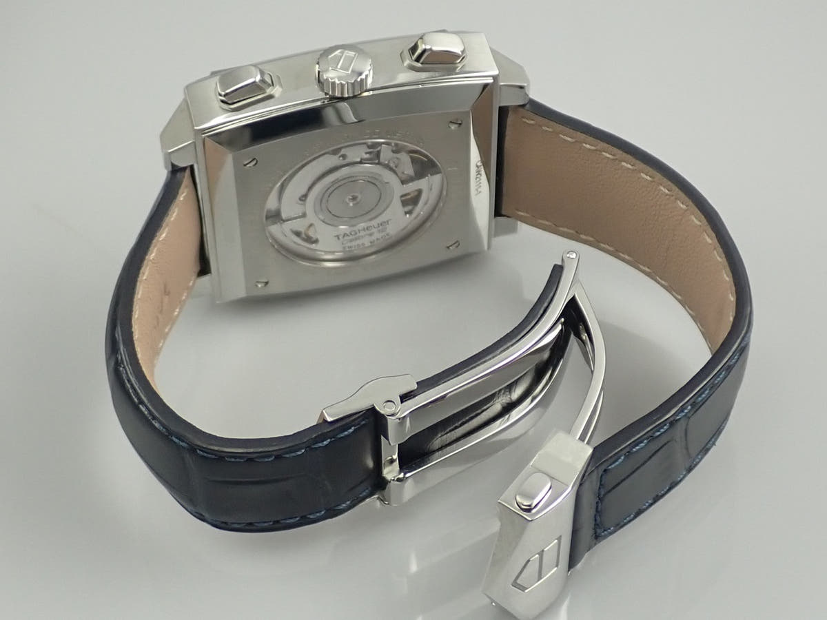 TAG Heuer Monaco Calibre 12 Chronograph Ref.CW2111.FC6183 Blue Dial Very Good Condition 26L864X5