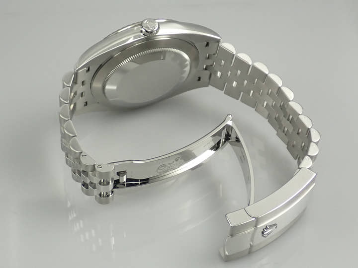 ロレックス デイトジャスト41 Ref.126334 ステンレススチール/ホワイトゴールド スレート文字盤 ジュビリーブレスレット 中古 7H2JC192