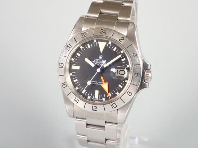 ロレックス エクスプローラーII Ref.1655 ブラック文字盤 中古 explorer2-20