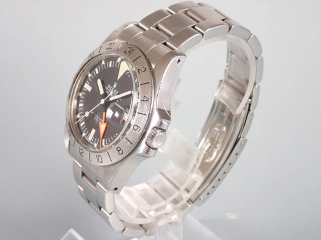 ロレックス エクスプローラーII Ref.1655 ブラック文字盤 中古 explorer2-20