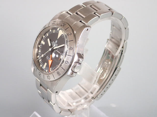 ロレックス エクスプローラーII Ref.1655 ブラック文字盤 中古 explorer2-20