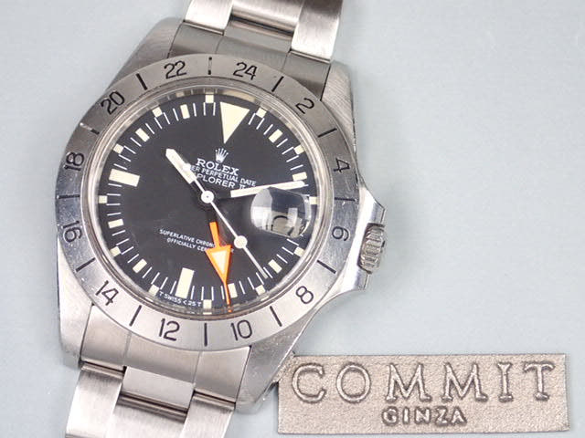 ロレックス エクスプローラーII Ref.1655 ブラック文字盤 中古 explorer2-20