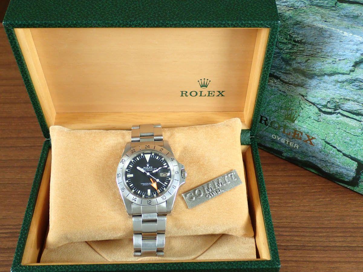 ロレックス エクスプローラーII Ref.1655 ブラック文字盤 中古 explorer2-20
