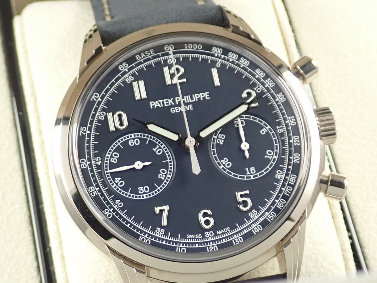 パテックフィリップ コンプリケーション クロノグラフ Ref.5172G-001 ブルー文字盤 美品 6CT77WVF