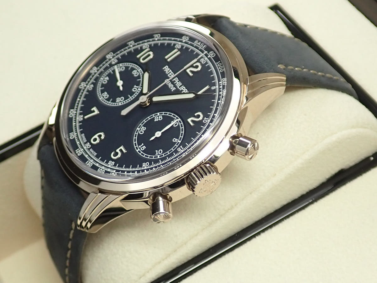 パテックフィリップ コンプリケーション クロノグラフ Ref.5172G-001 ブルー文字盤 美品 6CT77WVF