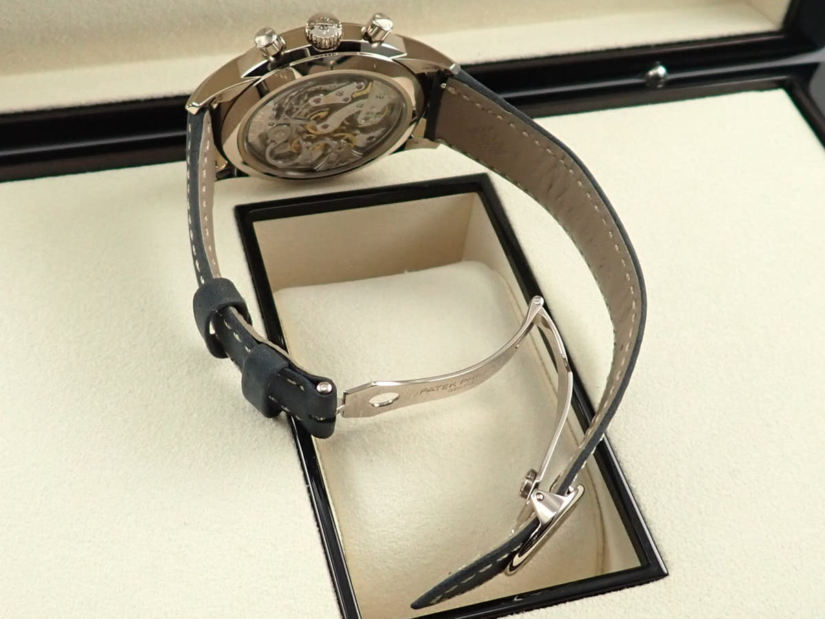 パテックフィリップ コンプリケーション クロノグラフ Ref.5172G-001 ブルー文字盤 美品 6CT77WVF