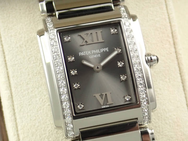 パテックフィリップ Twenty-4 Ref.4910/10A-010 ステンレススチール グレー文字盤