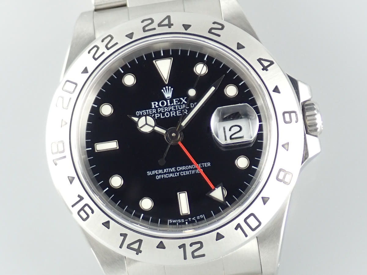 ロレックス エクスプローラーII Ref.16570 ブラック文字盤 中古 explorer2-90