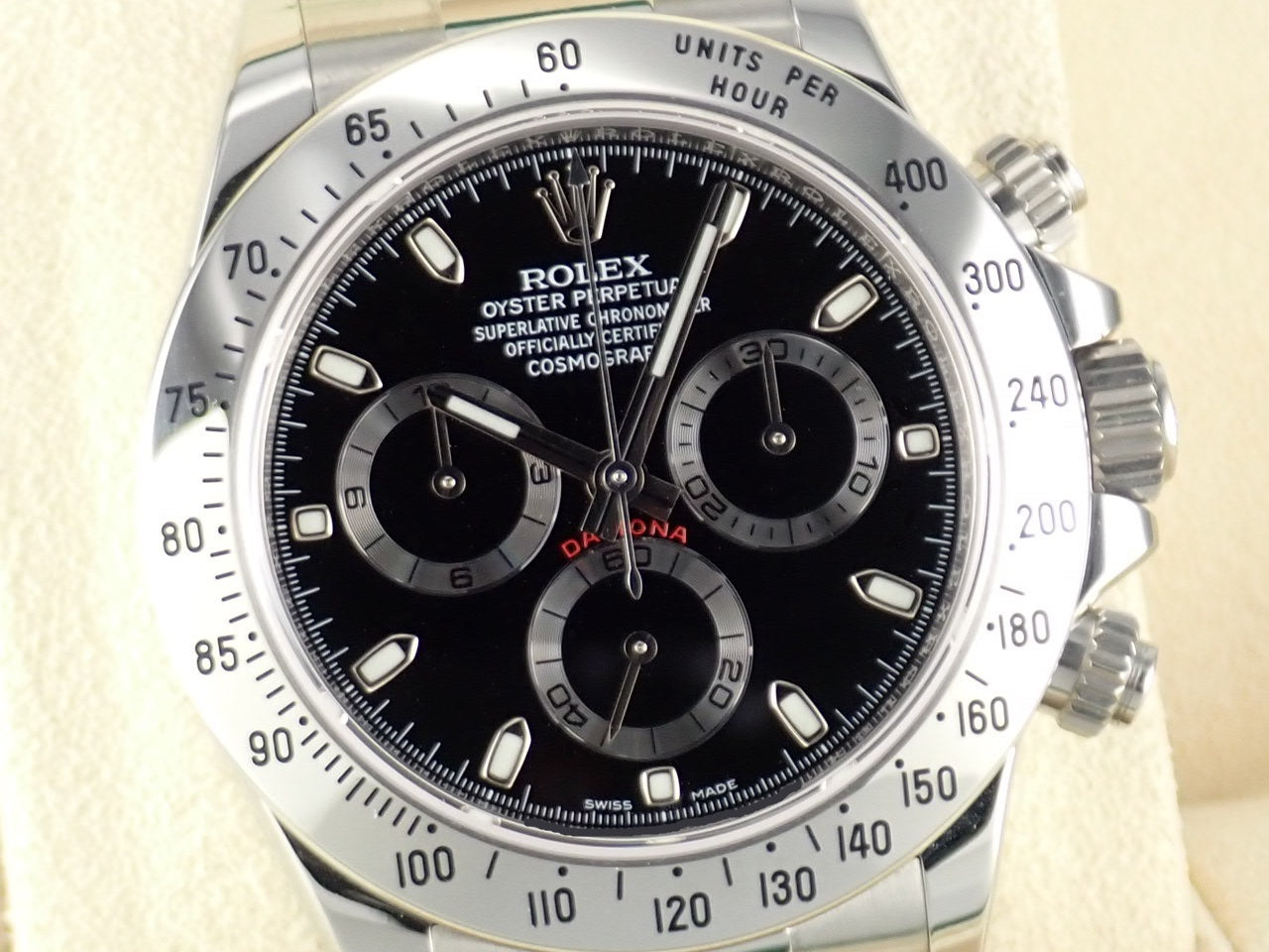 Rolex Daytona Black Dial Random Mirror Buckle &lt;Warranty, Box, etc.&gt;