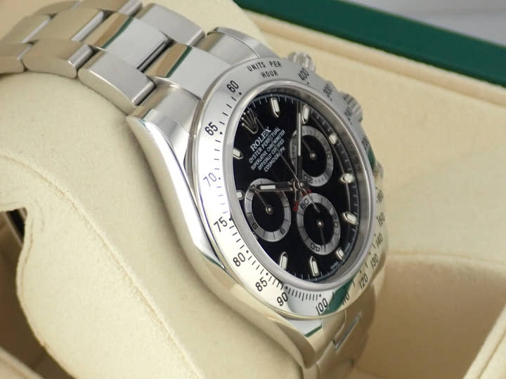 ロレックス デイトナ Ref.116520 ブラック文字盤 美品 daytona-558