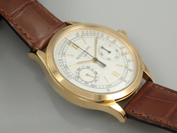 パテックフィリップ クロノグラフ Ref.5170J-001 イエローゴールド シルバー文字盤
