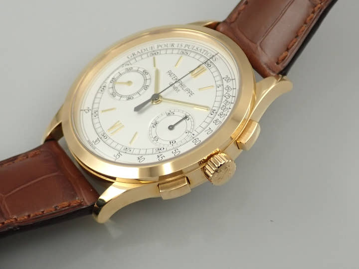 パテックフィリップ クロノグラフ Ref.5170J-001 イエローゴールド シルバー文字盤
