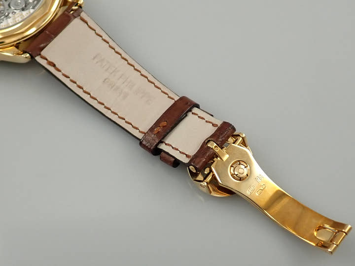 パテックフィリップ クロノグラフ Ref.5170J-001 イエローゴールド シルバー文字盤