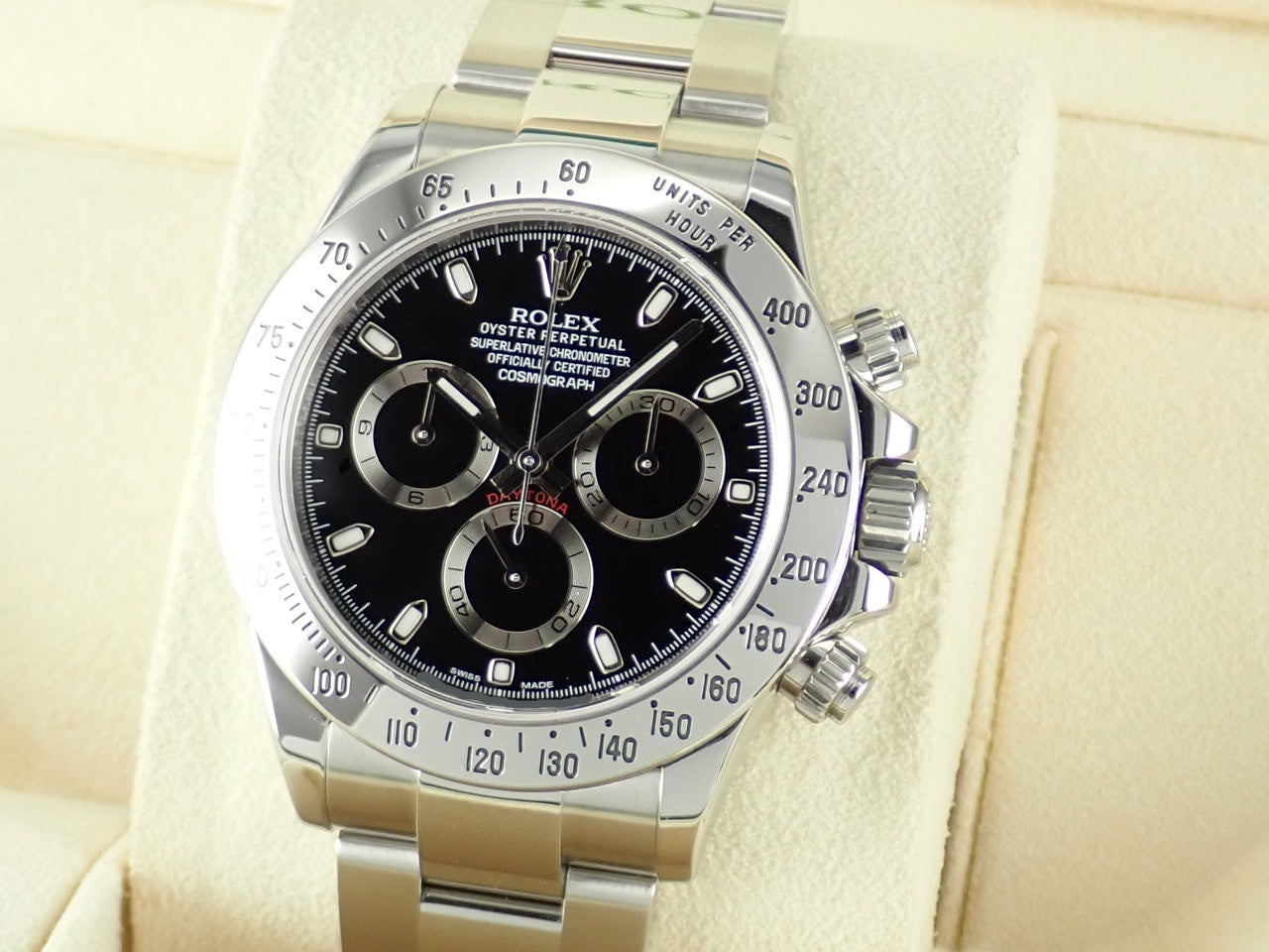 Rolex Daytona Black Dial Random Mirror Buckle &lt;Warranty, Box, etc.&gt;