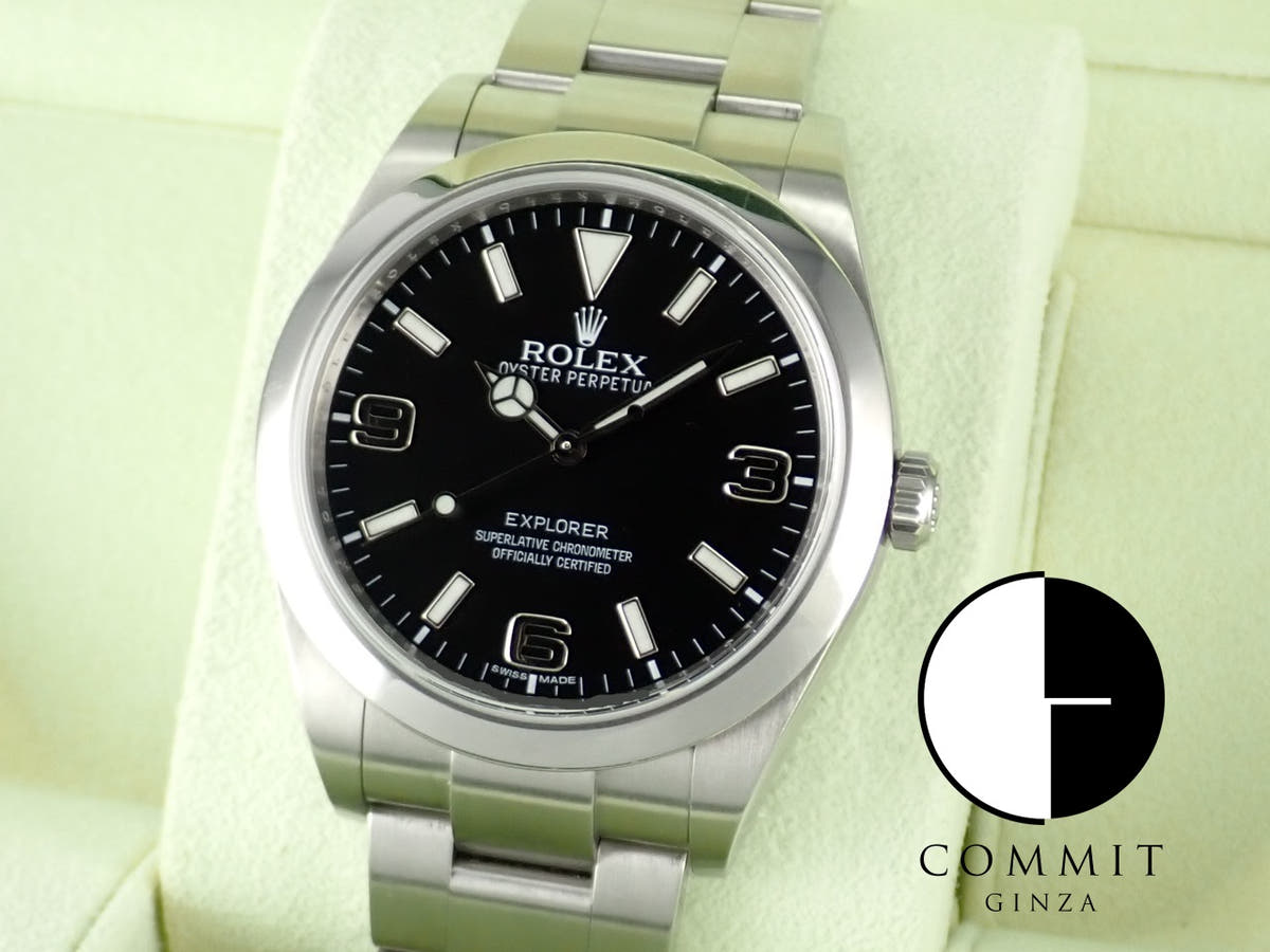 ロレックス エクスプローラー Ref.214270 ブラック文字盤 中古 explorer-271