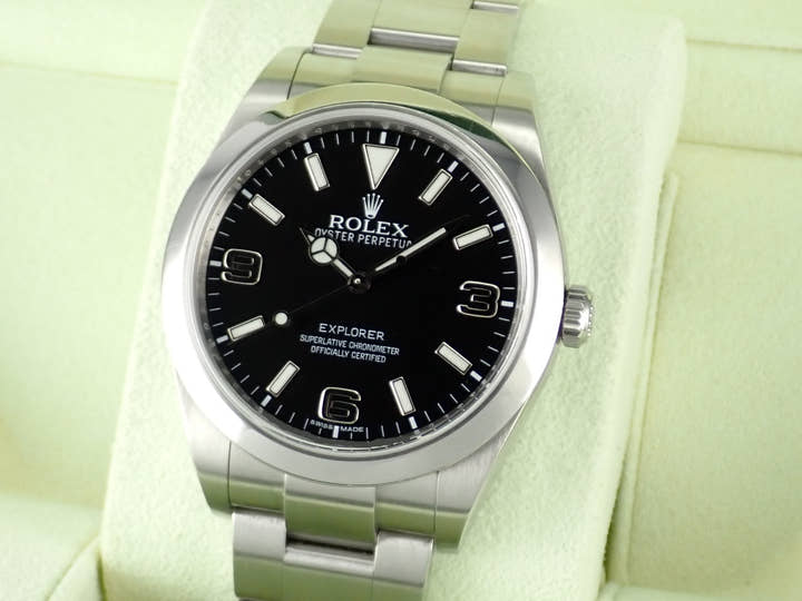 ロレックス エクスプローラー Ref.214270 ブラック文字盤 中古 explorer-271