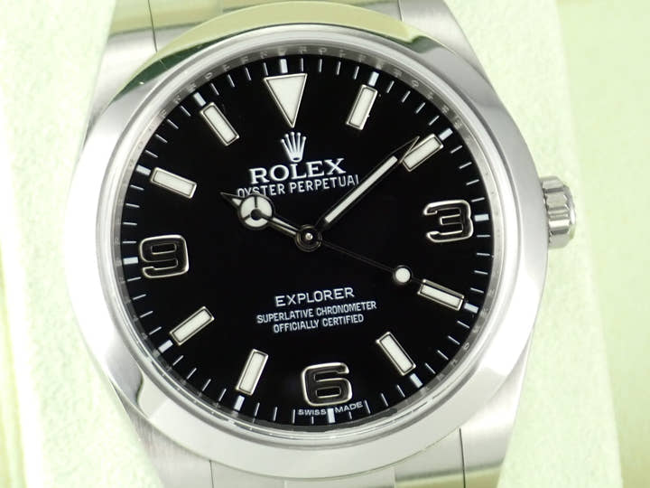ロレックス エクスプローラー Ref.214270 ブラック文字盤 中古 explorer-271