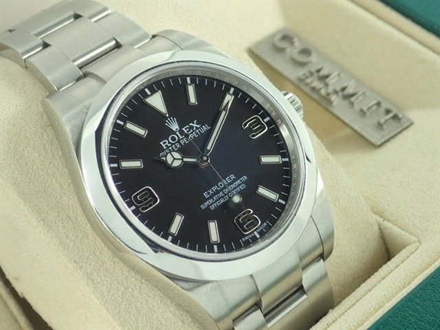 ロレックス エクスプローラー Ref.214270 ブラック文字盤 中古 explorer-142